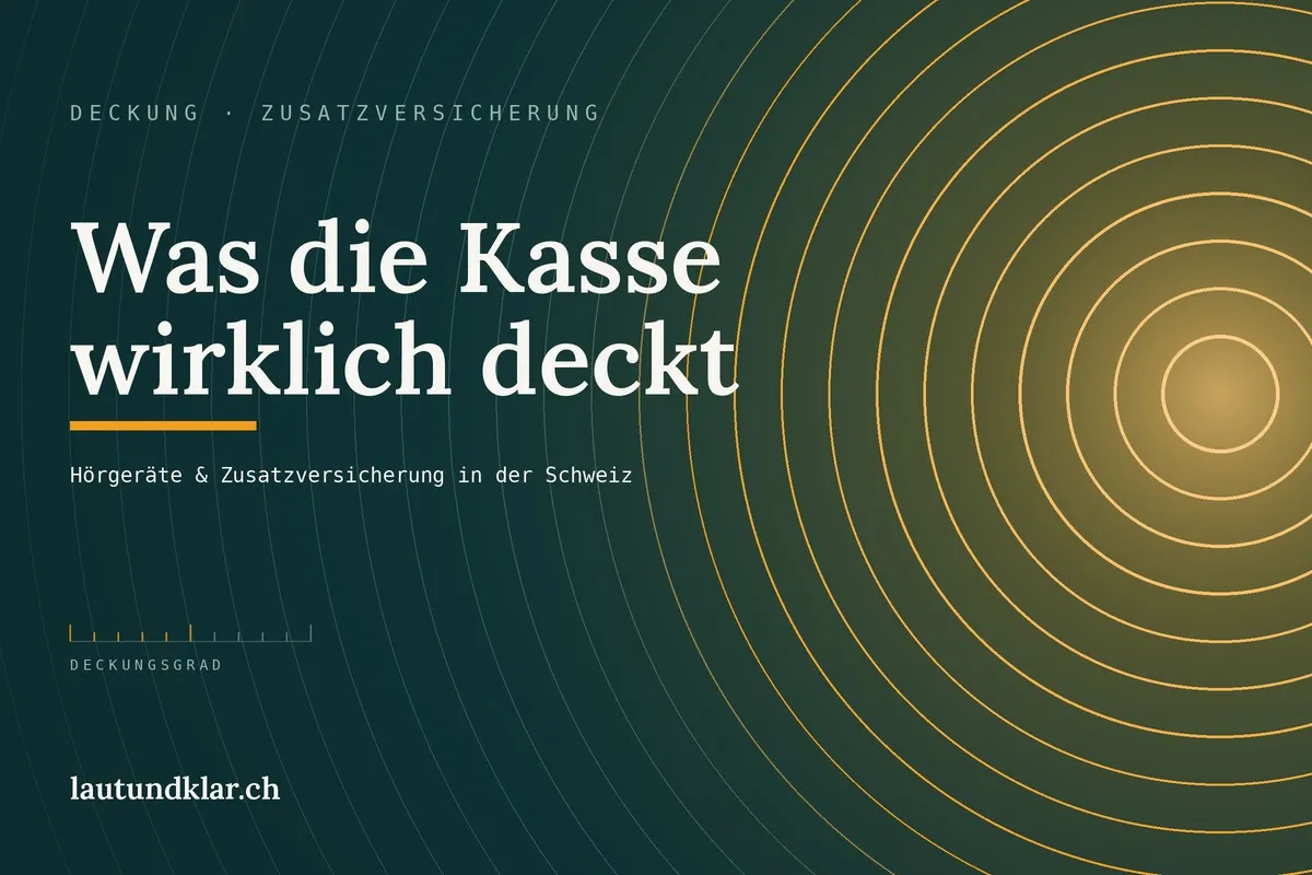 Titelbild: Hörgeräte und Zusatzversicherung — was die Krankenkasse wirklich beiträgt