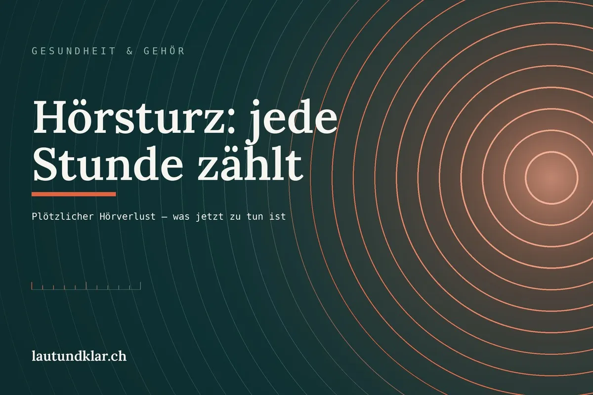 Titelbild: Hörsturz, plötzlicher Hörverlust und warum jede Stunde zählt