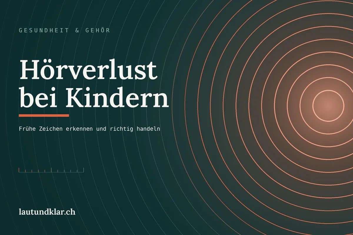 Titelbild: Hörverlust bei Kindern, frühe Zeichen erkennen und richtig handeln